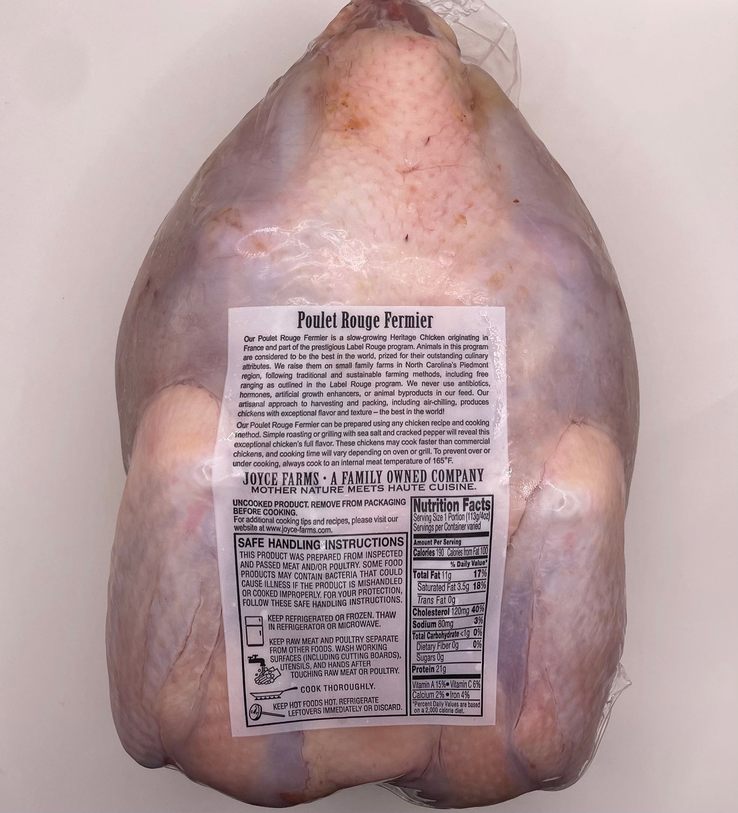 Joyce Farms Heritage Poulet Rouge Chicken