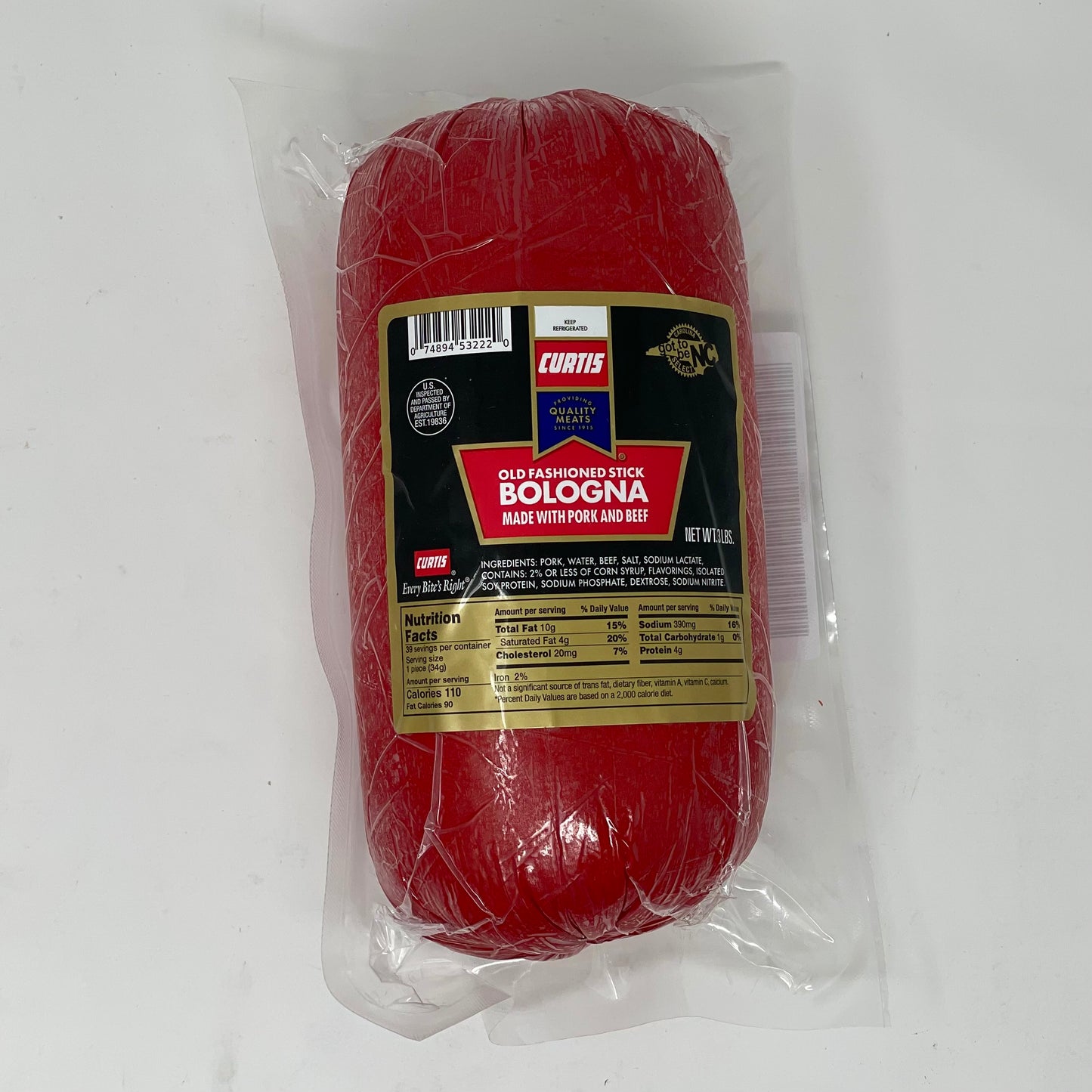 Stick Bologna 3 lbs