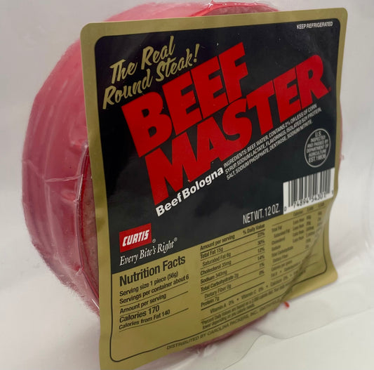 Beef Master Bologna Thick Sliced (Made with Chaudhry Halal Beef)