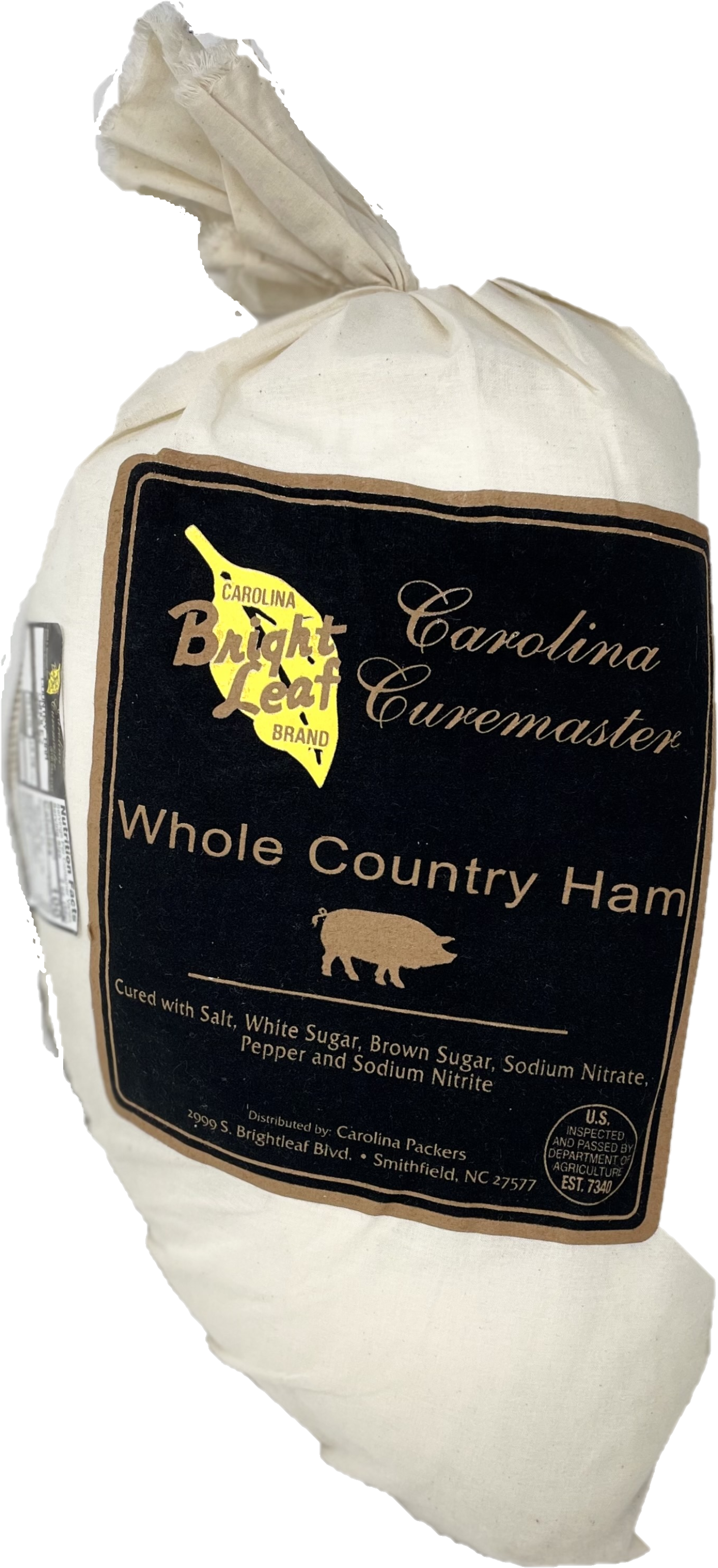 carolina curemaster whole country ham in bag