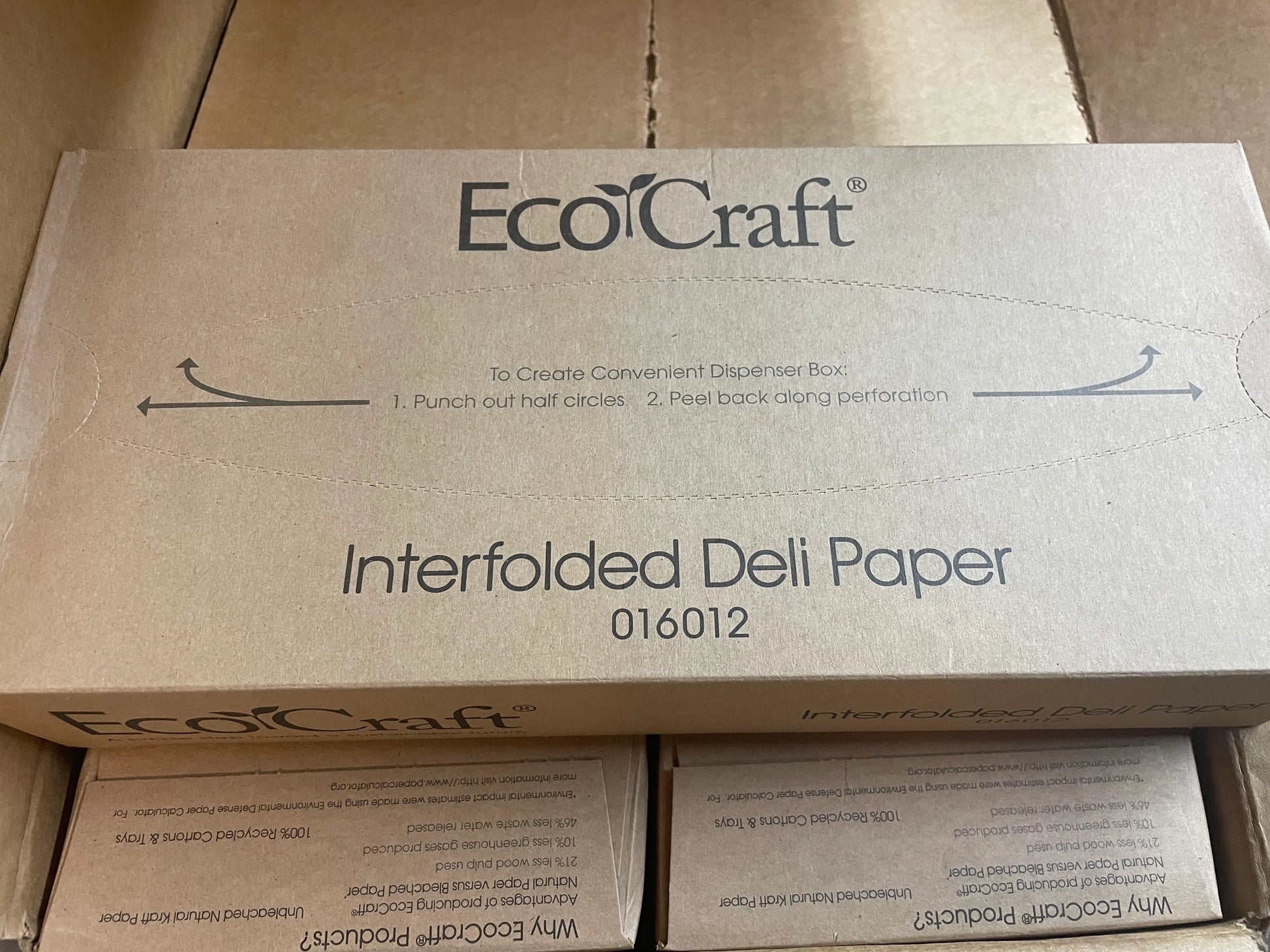 EcoCraft Interfolded Deli Paper | 8x10.75 | 6000 count