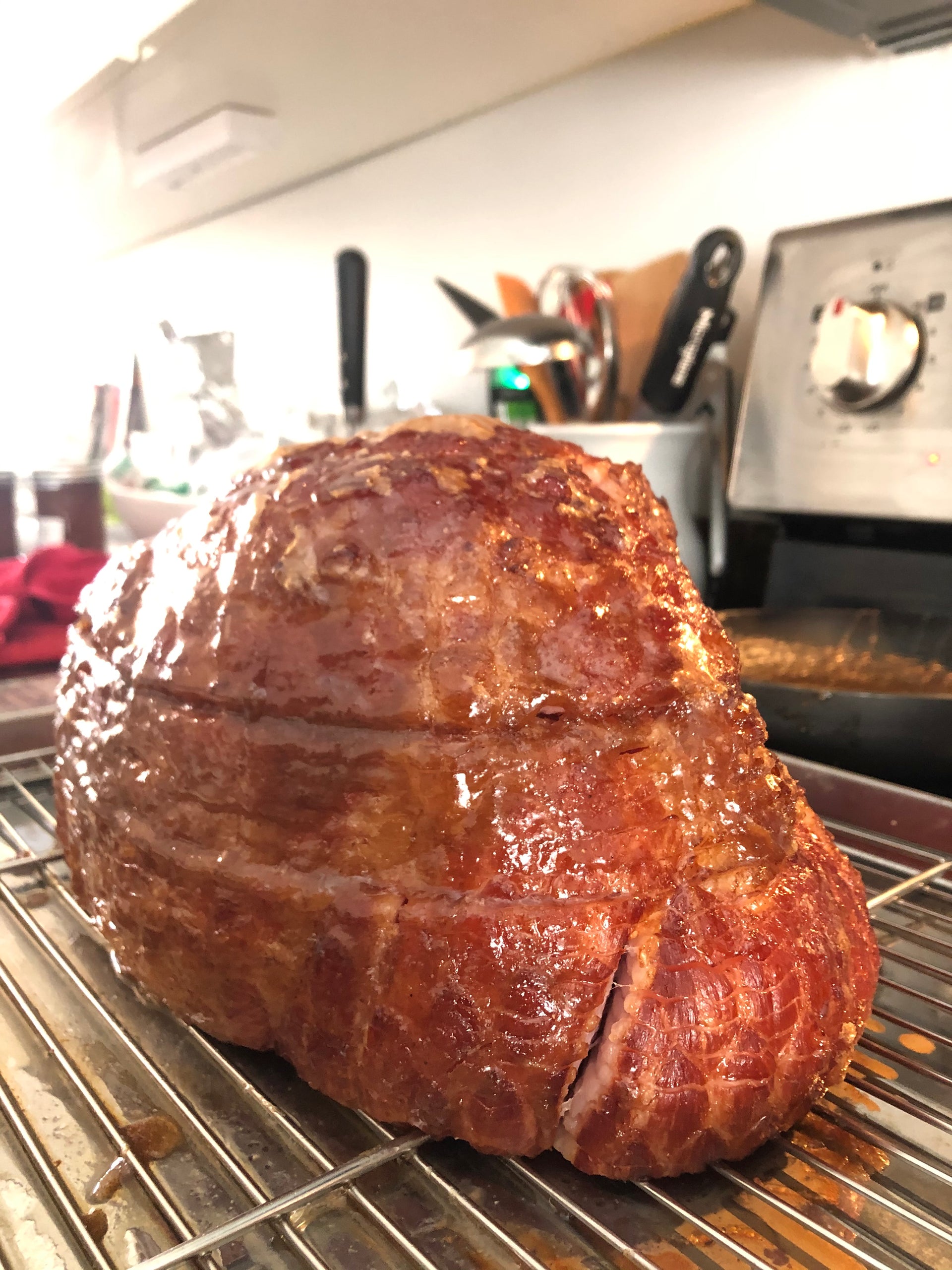 Holiday Ham - Half Smoked Spiral Sliced Ham (8-9lbs)